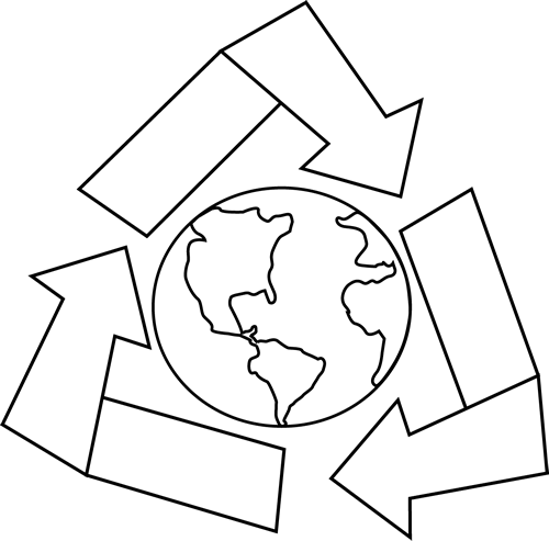 Black_and_White_Earth_with_Recycle_Symbol